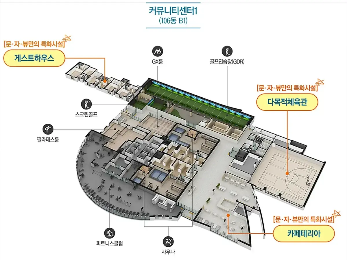 문화 자이SK뷰 편의시설