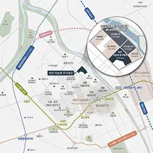 선화동 지도